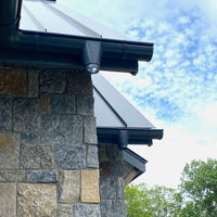 Galvanized Steel Half Round Gutter Sample | | 6" Half round traditional front bead