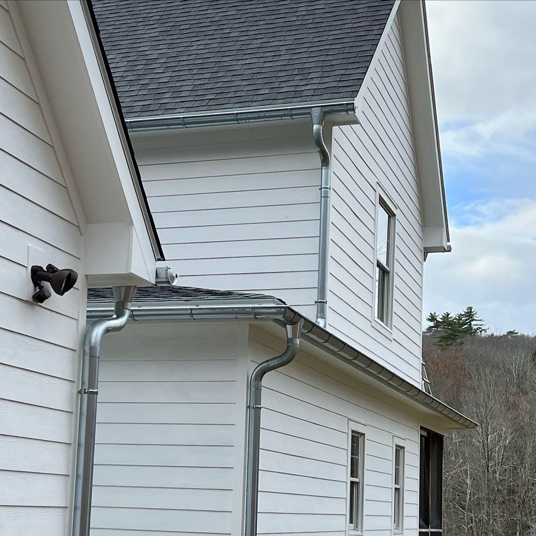 20 FT Galvanized Steel Half Round Gutter | 6" Wide X 20' Long