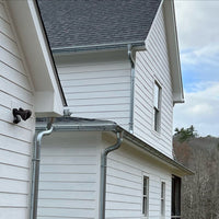 20 FT Galvanized Steel Half Round Gutter | 6" Wide X 20' Long