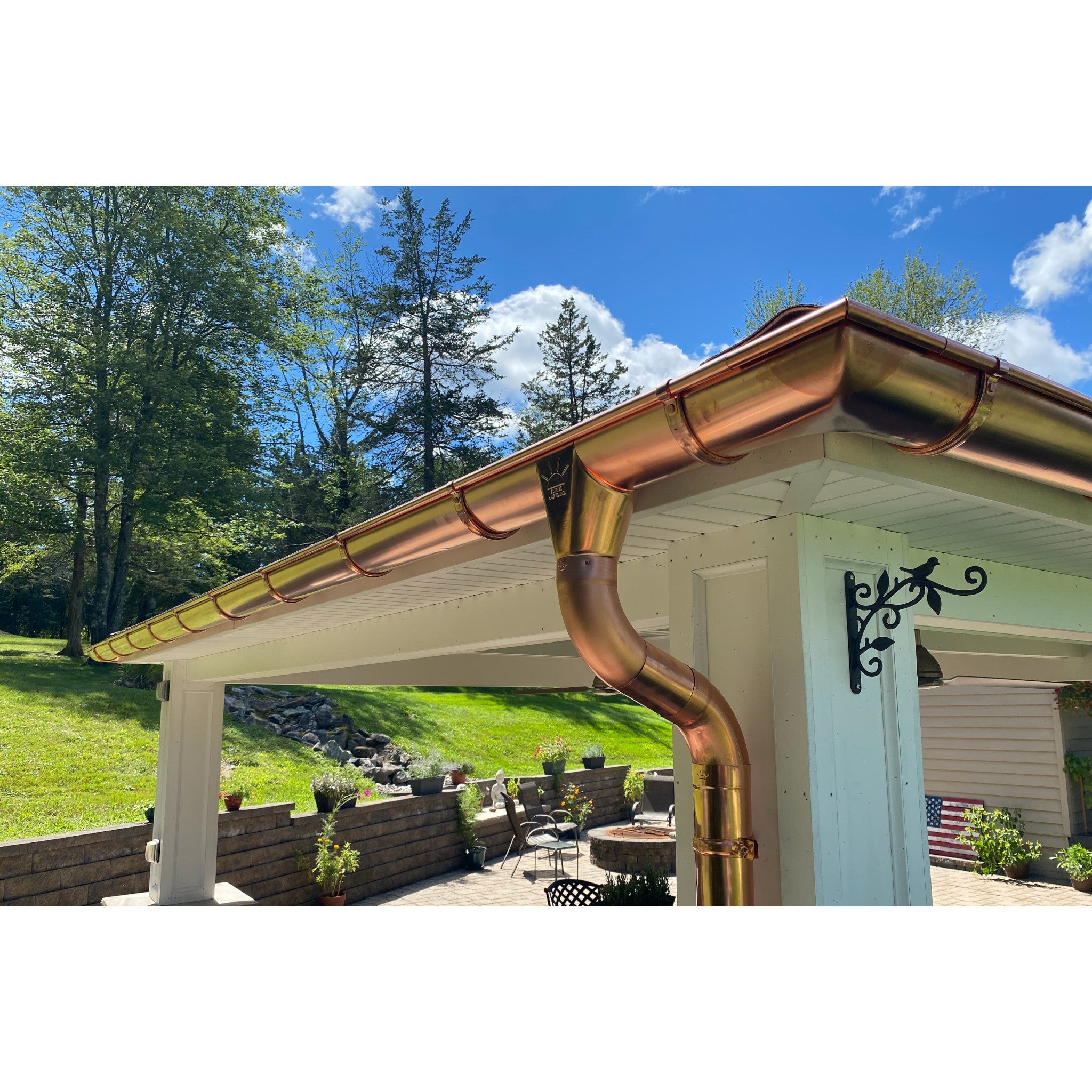 Half Round Copper Gutter System
