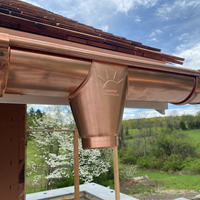 Copper Downspout Outlet | 6"--4" Downspout Drop Outlet