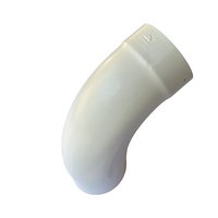 4" Galvanized Steel Elbow | Sunrise Welded Seam 72° Plain Elbow