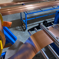 20 Foot Copper Half Round Gutter | 6" Wide X 20' Long X 16 OZ