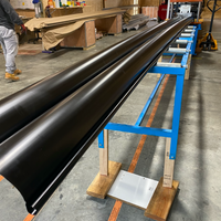 20 Foot Painted Galvanized Steel Half Round Gutter | 6" Wide X 20' Long