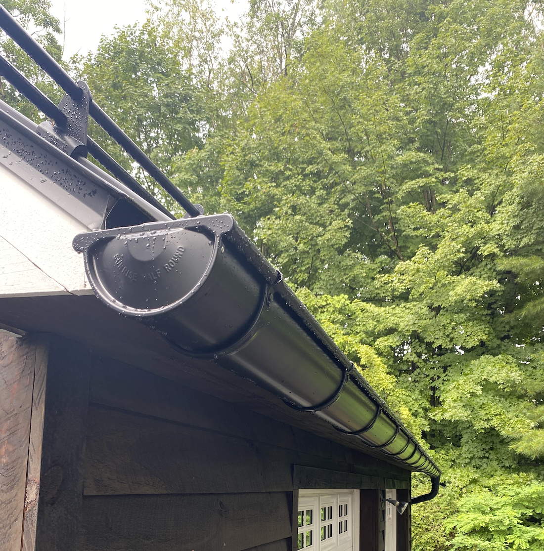 20 FT Painted Galvanized Steel Gutter | 6" Painted Half Round Gutter