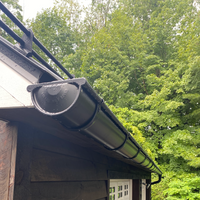 20 FT Painted Galvanized Steel Gutter | 6" Painted Half Round Gutter