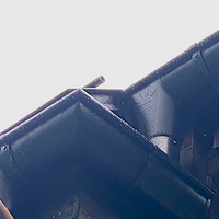 20 Foot Painted Galvanized Steel Half Round Gutter | 6" Wide X 20' Long