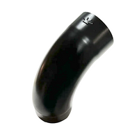 4" Galvanized Steel Elbow | Sunrise Welded Seam 72° Plain Elbow