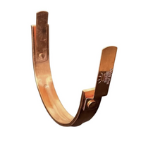 6" Copper Half Round Gutter Hanger | Sunrise Half Round Gutter Bracket