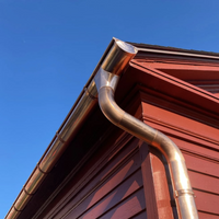 Copper Downspout Connection Piece | 4inch Diameter