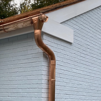 Copper Downspout Connection Piece | 4inch Diameter