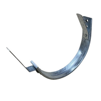 6" Galvanized Steel Half Round Gutter Hanger| Sunrise Heavy Duty Galvanized Fascia Bracket