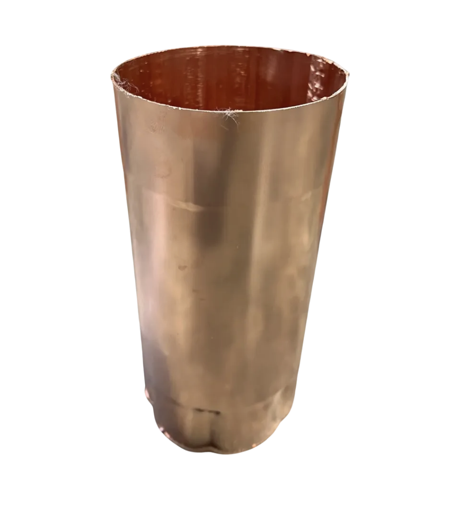 Copper Downspout Connection Piece | 4inch Diameter