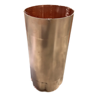 Copper Downspout Connection Piece | 4inch Diameter