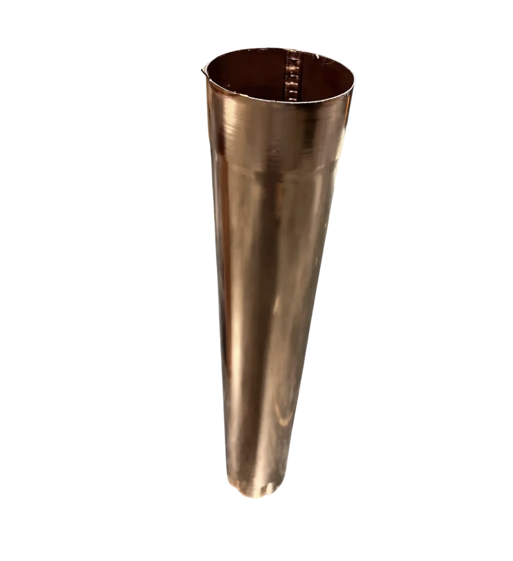 Copper Downspout Connection Piece | 4inch Diameter