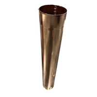 Copper Downspout Connection Piece | 4inch Diameter
