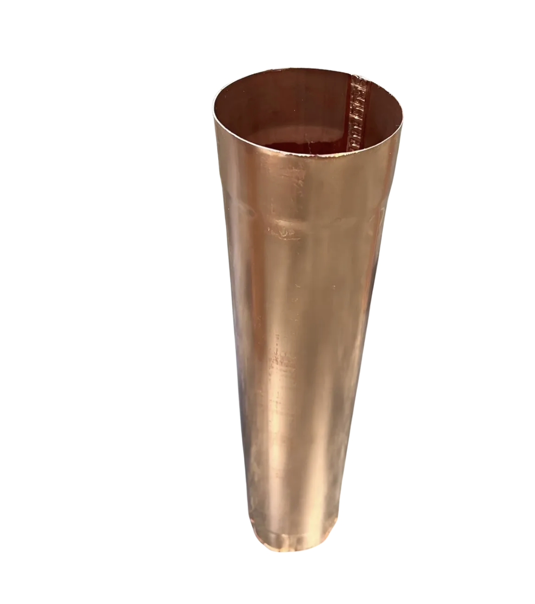 Copper Downspout Connection Piece | 4inch Diameter