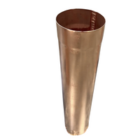 Copper Downspout Connection Piece | 4inch Diameter