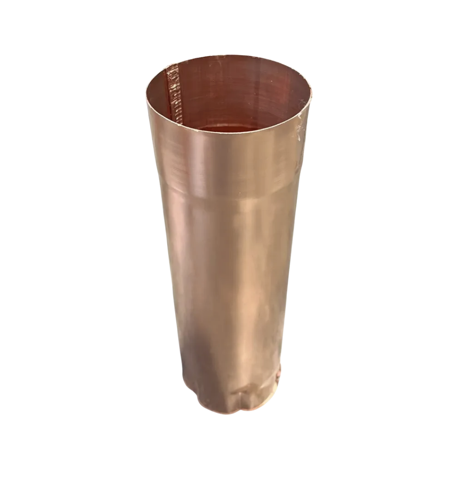 Copper Downspout Connection Piece | 4inch Diameter