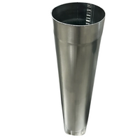 Galvanized Steel Downspout Connection Piece | 4inch Diameter