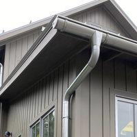 Galvanized Steel Downspout Connection Piece | 4inch Diameter