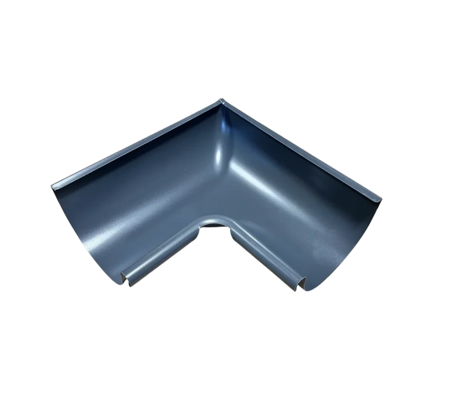 6" Galvanized Inside Corner | Traditional Front Bead Half Round Seamless Galvanized Steel Inside Miter