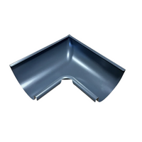Galvanized Steel Inside Corner | Euro Galvanized Half Round Inside Miter