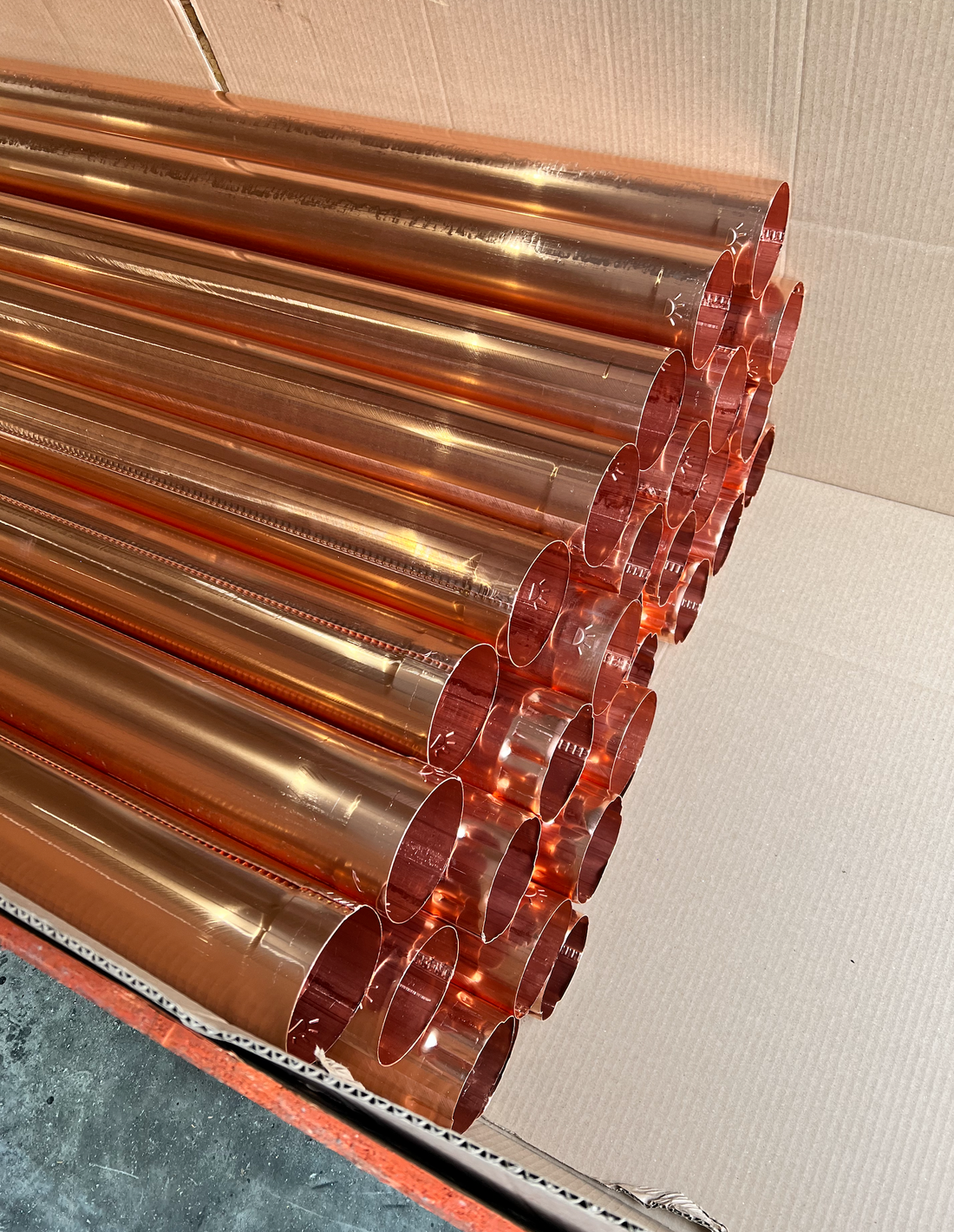 4"Copper Downspout | 4"x10'  Round Downspout