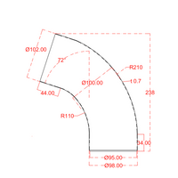 4" Plain Copper Elbows | Sunrise Copper Elbow
