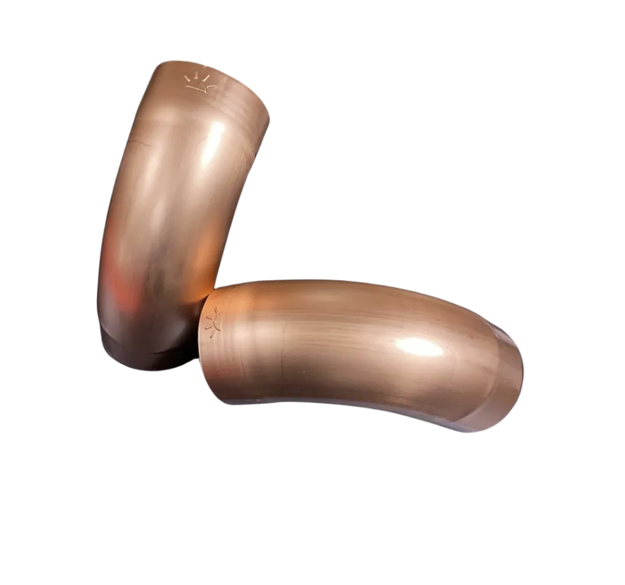 4" Copper Elbows | Sunrise Welded Seam Round Copper Smooth Elbow