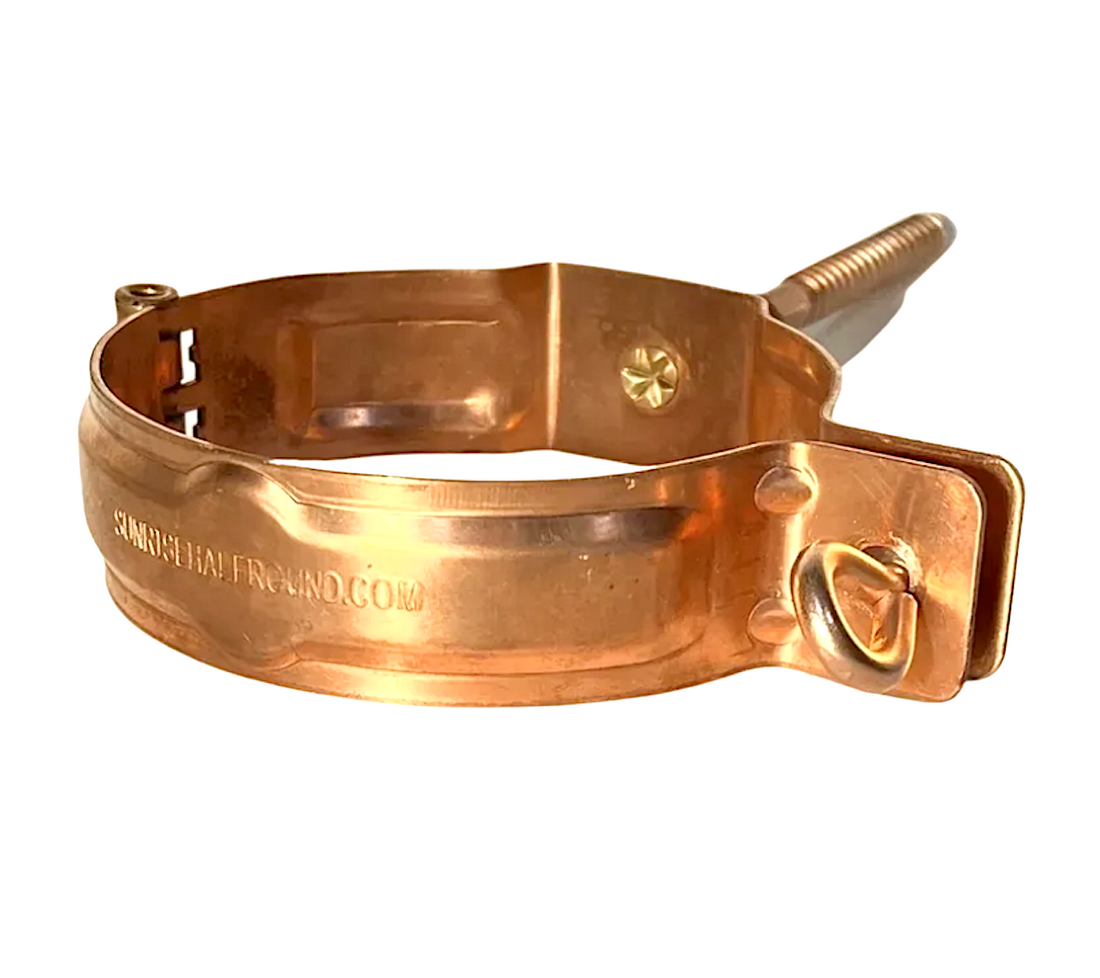 Sunrise 4" Copper Downspout Bracket | Copper Downspout straps