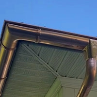 6" Copper Outside Corner | Euro Copper Half Round Outside Miter