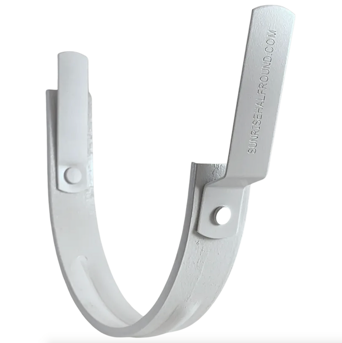 6" Galvanized Steel Half Round Gutter Bracket | Sunrise Heavy Duty Hot Dipped Galvanized Fascia Bracket