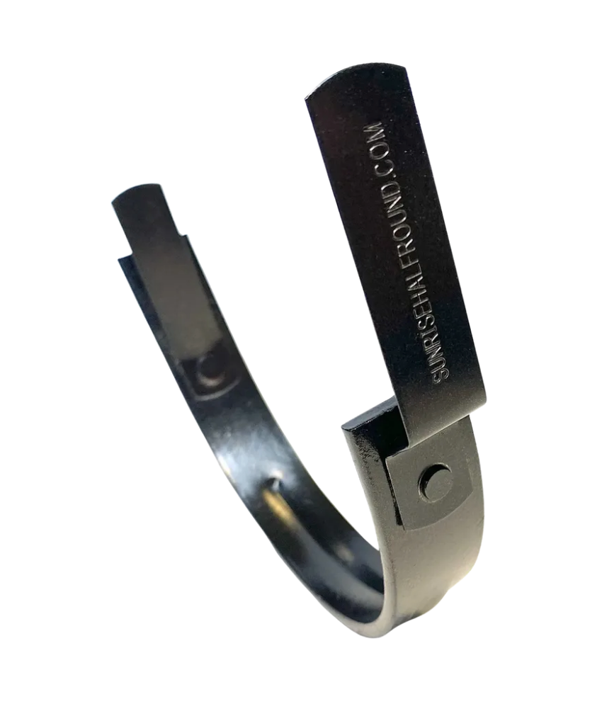 6" Galvanized Steel Half Round Gutter Bracket | Sunrise Heavy Duty Hot Dipped Galvanized Fascia Bracket