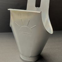 Sunrise Downspout Outlet | 6"--4" Galvanized Steel Downspout Outlet
