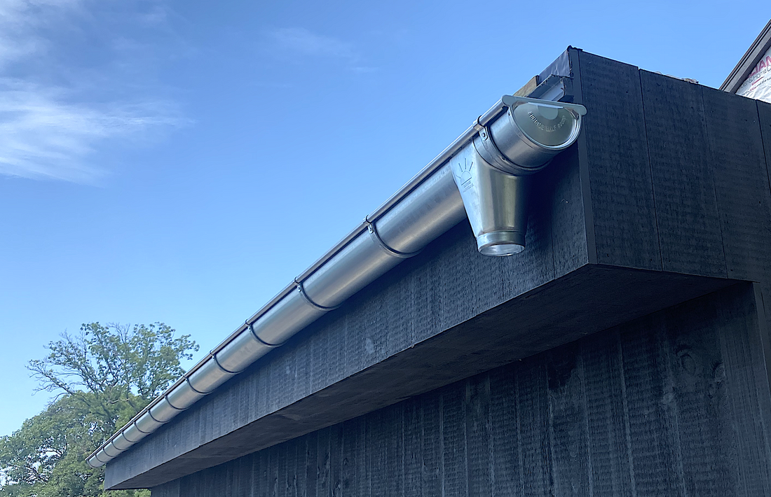 6" Galvanized Steel Half Round Gutter Bracket | Sunrise Heavy Duty Hot Dipped Galvanized Fascia Bracket