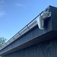 6" Galvanized Steel Half Round Gutter Hanger| Sunrise Heavy Duty Galvanized Fascia Bracket