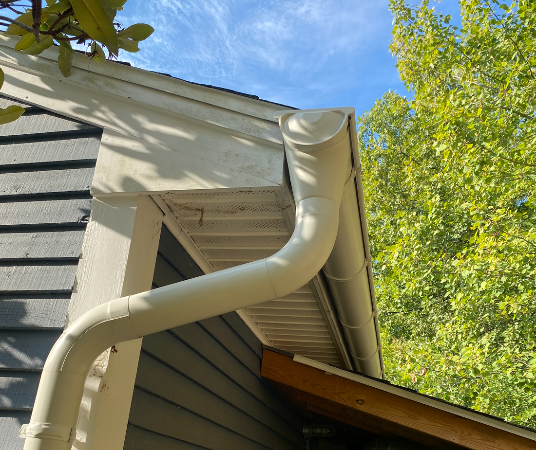 4"x10' Galvanized Steel Downspout
