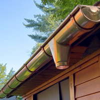 6" Copper Half Round Gutter Hanger | Sunrise Half Round Gutter Bracket