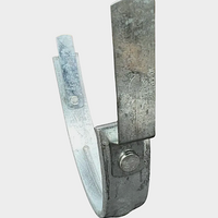 6" Galvanized Steel Half Round Gutter Hanger| Sunrise Heavy Duty Galvanized Fascia Bracket
