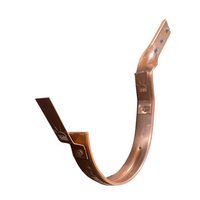 Copper Rafter Side Hanger | 6" Sunrise Half Round Rafter Tail Mount Hanger