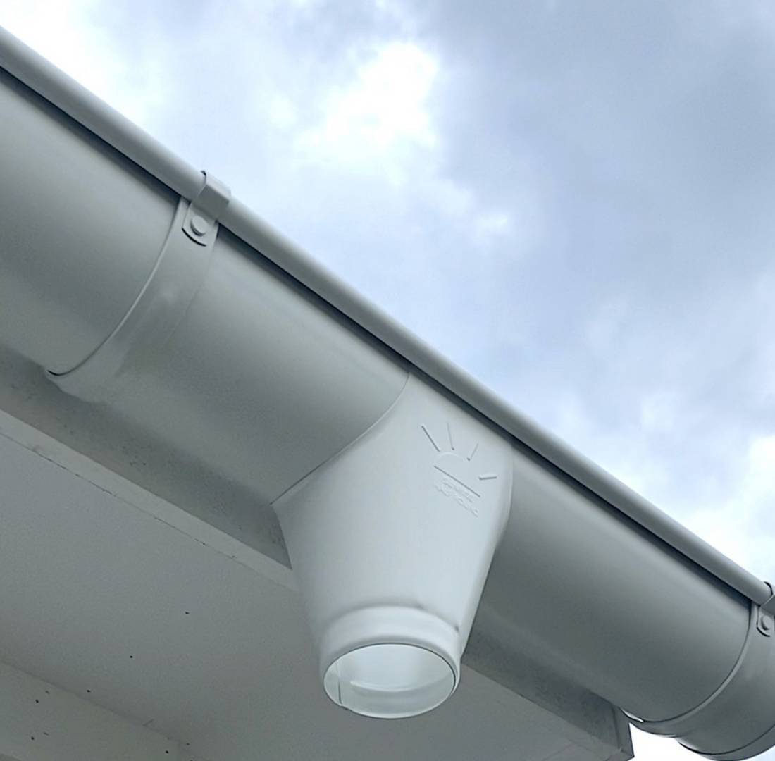 20 FT Painted Galvanized Steel Gutter | 6" Painted Half Round Gutter