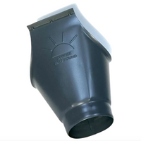 Sunrise Downspout Outlet | 6"--4" Galvanized Steel Downspout Outlet