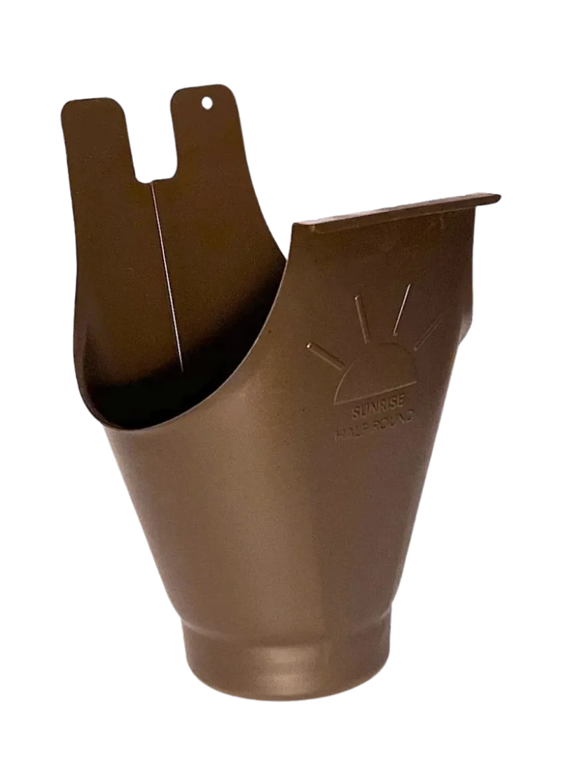 Sunrise Downspout Outlet | 6"--4" Galvanized Steel Downspout Outlet
