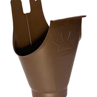 Sunrise Downspout Outlet | 6"--4" Galvanized Steel Downspout Outlet