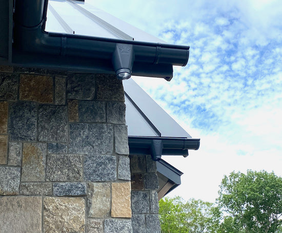 Galvanized Steel Gutter Sample| European Style Gutters – Sunrise Half Round