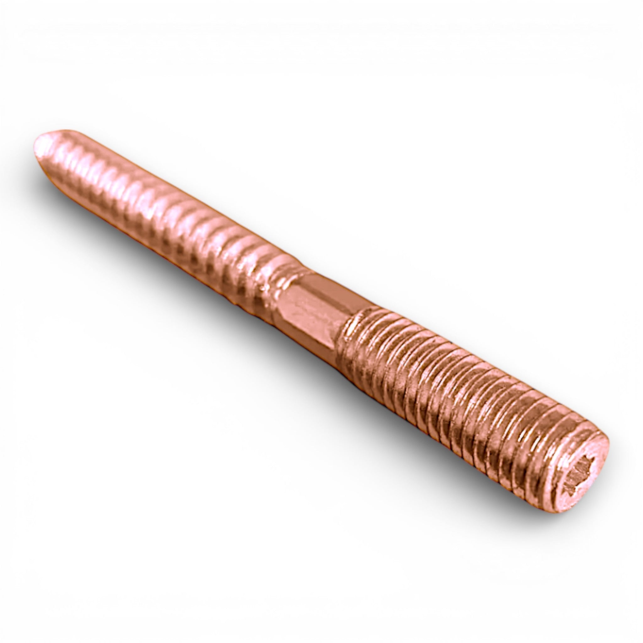 3.9 in Copper plated screw for Sunrise copper downspout bracket