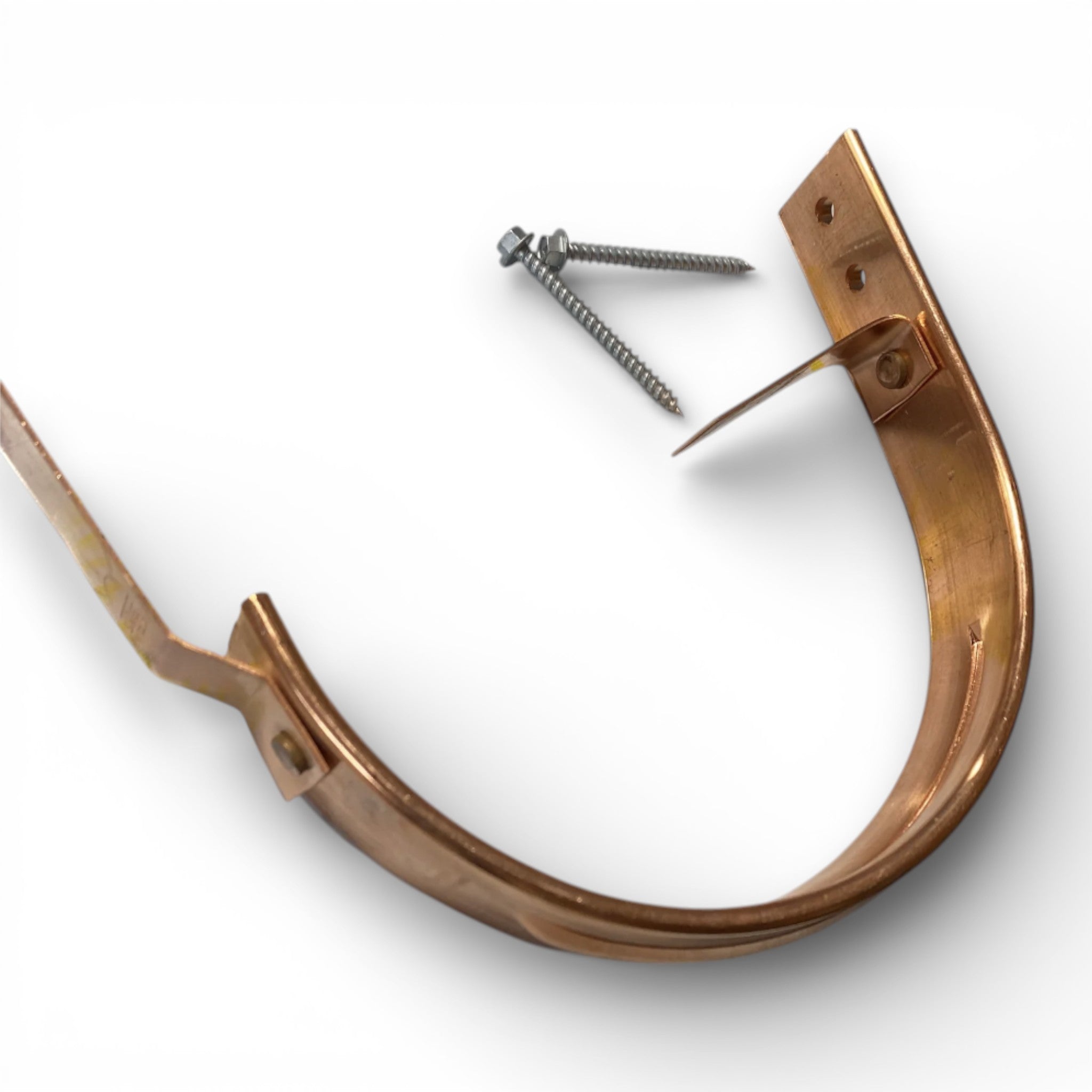 410 stainless steel self-piercing #10-12 screw for mounting Sunrise Half Round fascia brackets and roof mount hangers.