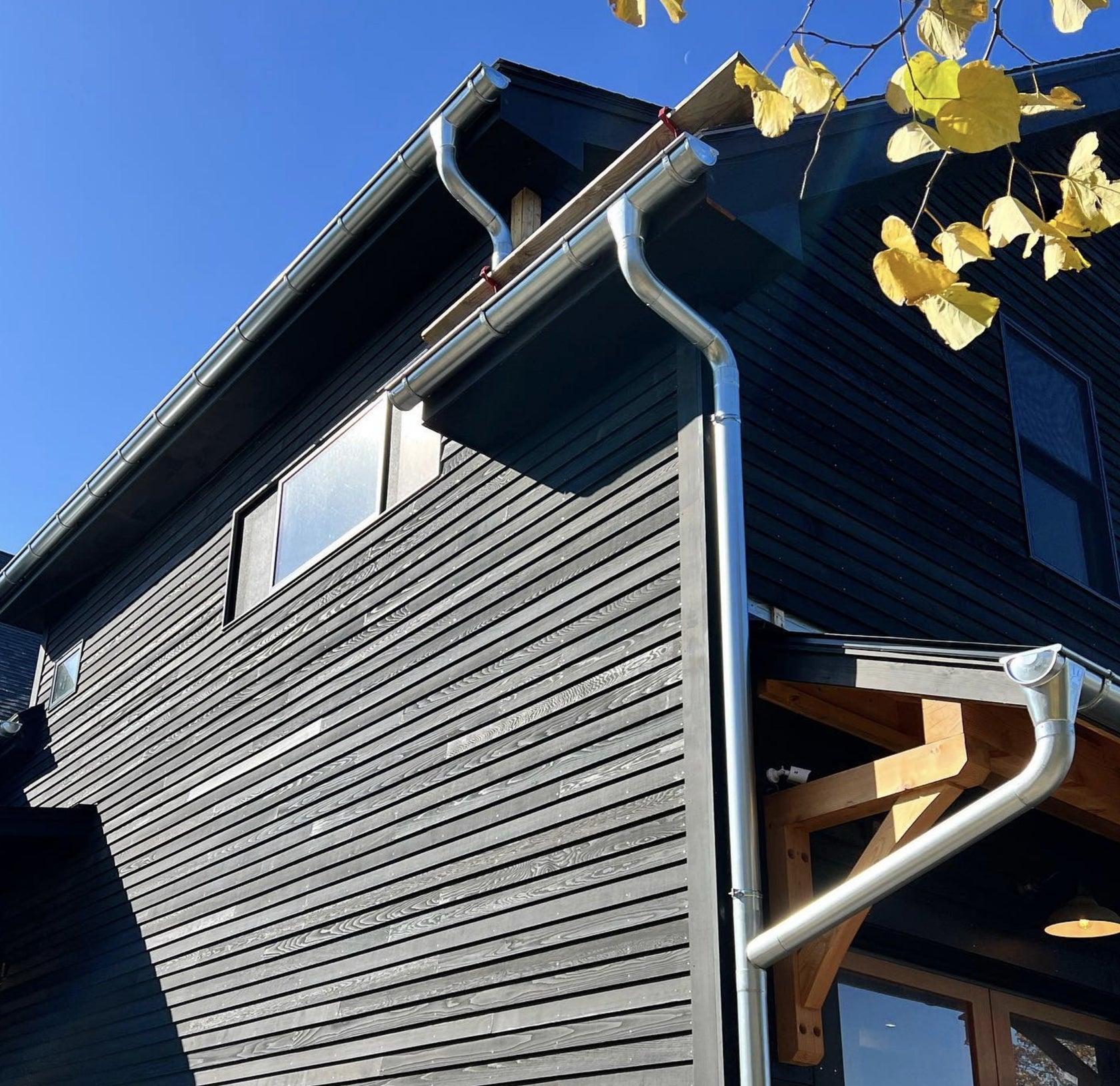 Galvanized Steel Gutter Sample| European Style Gutters – Sunrise Half Round