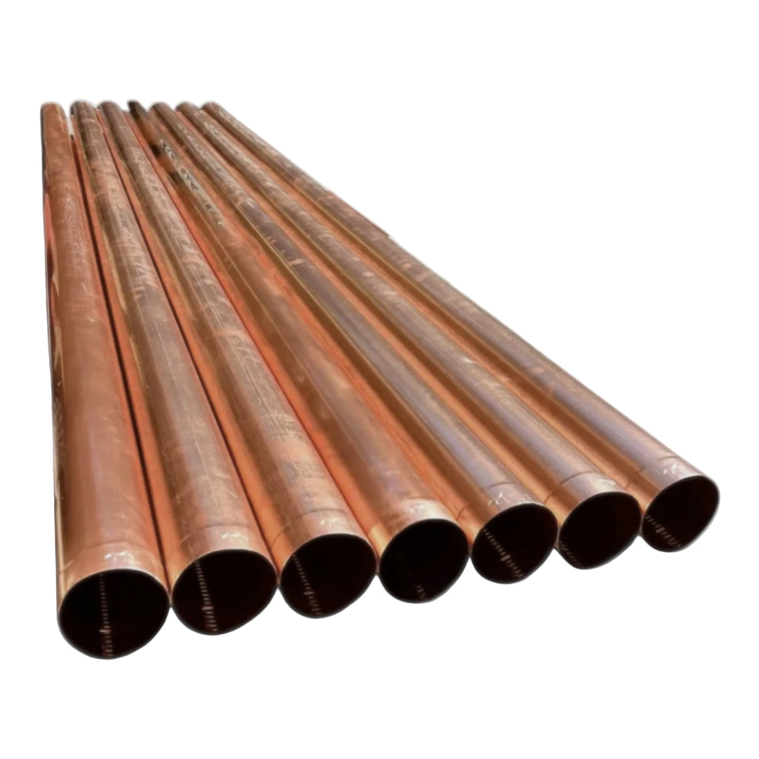 4"x10' Copper Round Shape Smooth Downspout
